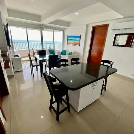 2p1-al2 Apartamento De 2 Alcobas Frente Al Mar Con Aire Acondicionado Y Wifi Apartment Cartagena