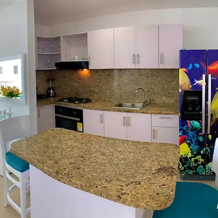 2p1-al2 Apartamento De 2 Alcobas Frente Al Mar Con Aire Acondicionado Y Wifi *