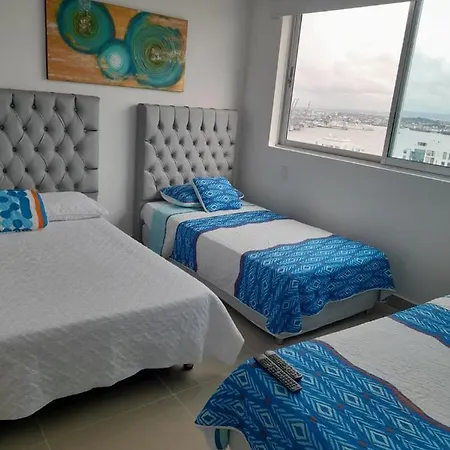 Apartment 2p1-al2 Apartamento De 2 Alcobas Frente Al Mar Con Aire Acondicionado Y Wifi