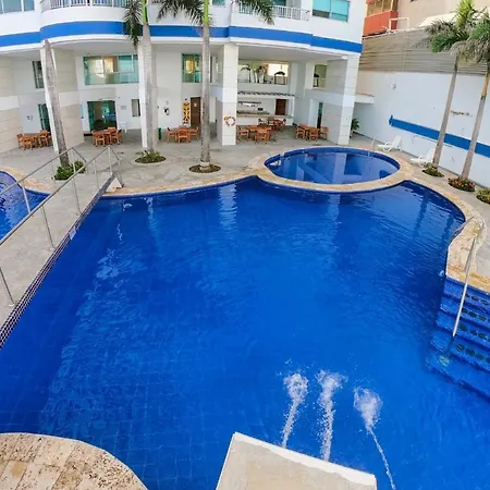 2p1-al2 Apartamento De 2 Alcobas Frente Al Mar Con Aire Acondicionado Y Wifi * Cartagena