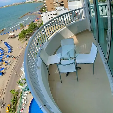 Apartamento 2p1-al2 Apartamento De 2 Alcobas Frente Al Mar Con Aire Acondicionado Y Wifi Cartagena