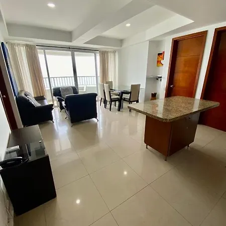 2p1-al2 Apartamento De 2 Alcobas Frente Al Mar Con Aire Acondicionado Y Wifi Cartagena