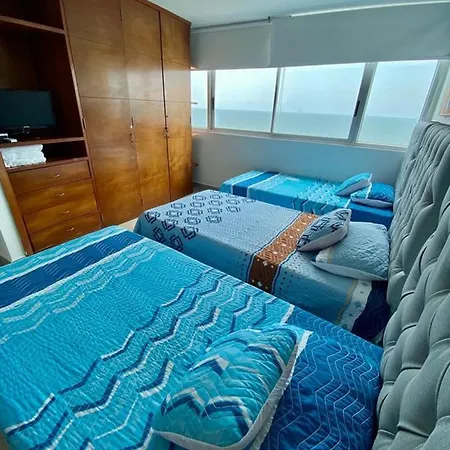 2p1-al2 Apartamento De 2 Alcobas Frente Al Mar Con Aire Acondicionado Y Wifi Apartamento *
