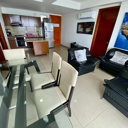 Apartamento 2p1-al2 Apartamento De 2 Alcobas Frente Al Mar Con Aire Acondicionado Y Wifi *