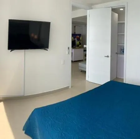 2p1-al2 Apartamento De 2 Alcobas Frente Al Mar Con Aire Acondicionado Y Wifi Apartamento