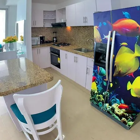 Apartamento 2p1-al2 Apartamento De 2 Alcobas Frente Al Mar Con Aire Acondicionado Y Wifi Cartagena