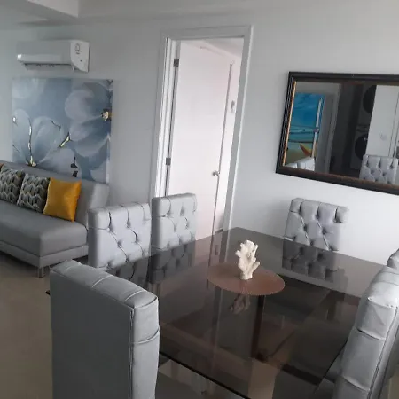 2p1-al2 Apartamento De 2 Alcobas Frente Al Mar Con Aire Acondicionado Y Wifi Cartagena